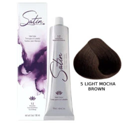 Satin Hair Color 3 Oz -Image Beauty Shop Satin Hair Color 3 oz 5 Light Mocha Brown
