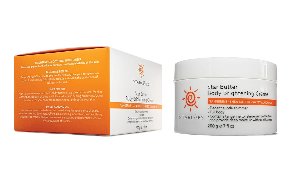 SUNNI Tangerine Star Butter Body Brightening Creme 4 SUNNI Tangerine Star Butter Body Brightening Creme - Image 2
