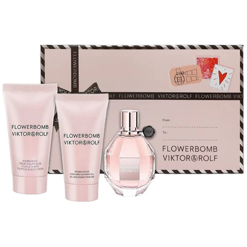 Viktor And Rolf Flowerbomb Women's Gift Set 3pc 3 Viktor And Rolf Flowerbomb Women's Gift Set 3pc
