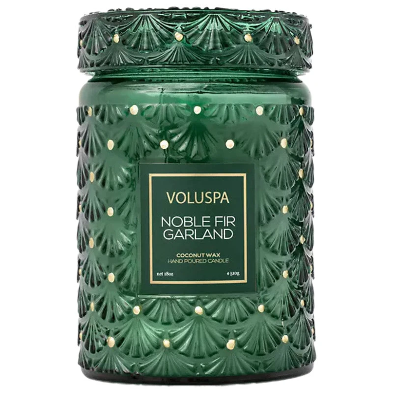 Voluspa Large Jar Candle Noble Fir Garland 18 Oz 3 Voluspa Large Jar Candle Noble Fir Garland 18 Oz