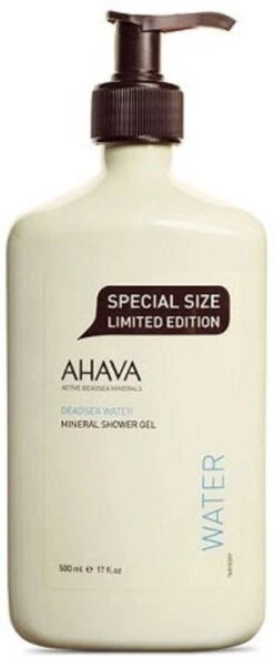 AHAVA MINERAL SHOWER GEL-LIMITED EDITION DOUBLE-SIZE 17 OZ