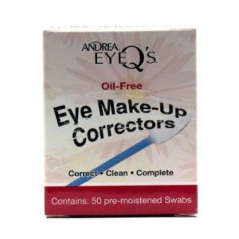 ANDREA EYE MAKE UP CORRECTOR SWABS OIL/FREE 50 CT. 3 ANDREA EYE MAKE UP CORRECTOR SWABS OIL/FREE 50 CT.