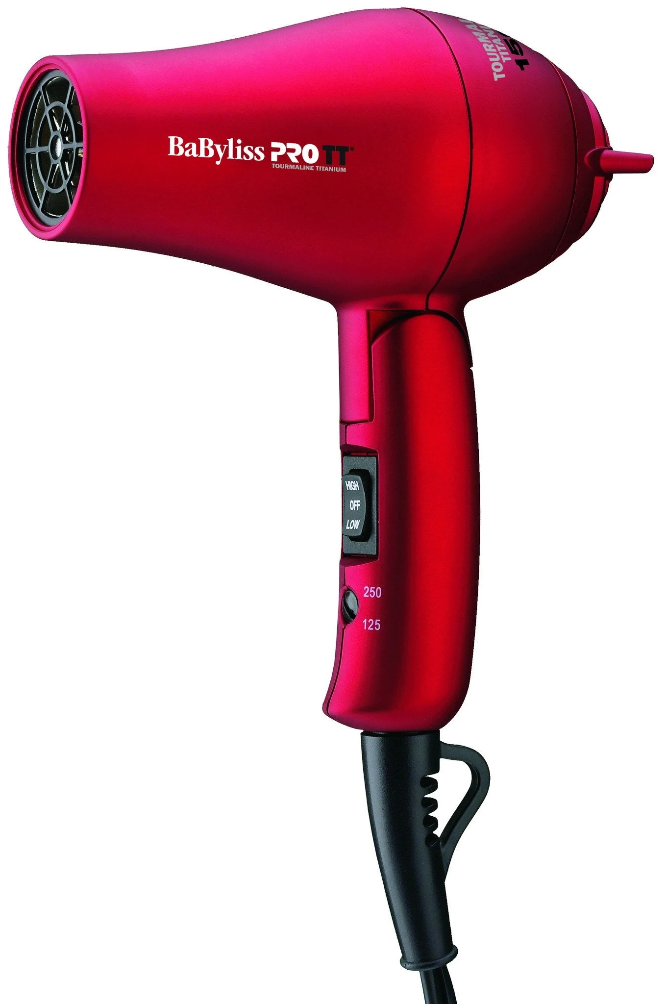 BABYLISS PRO HAIR DRYER TT TOURMALINE TITANIUM TRAVEL DRYER-RED 3 BABYLISS PRO HAIR DRYER TT TOURMALINE TITANIUM TRAVEL DRYER-RED
