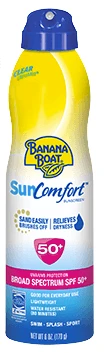 Banana Boat SunComfort SPF 50+ Continuous Spray 6 Oz 3 Banana Boat SunComfort SPF 50+ Continuous Spray 6 Oz