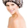 BETTY DAIN SOCIALITE SAFARI SPOTS SHOWER CAP -Image Beauty Shop betty dain socialite safari spots shower cap 1