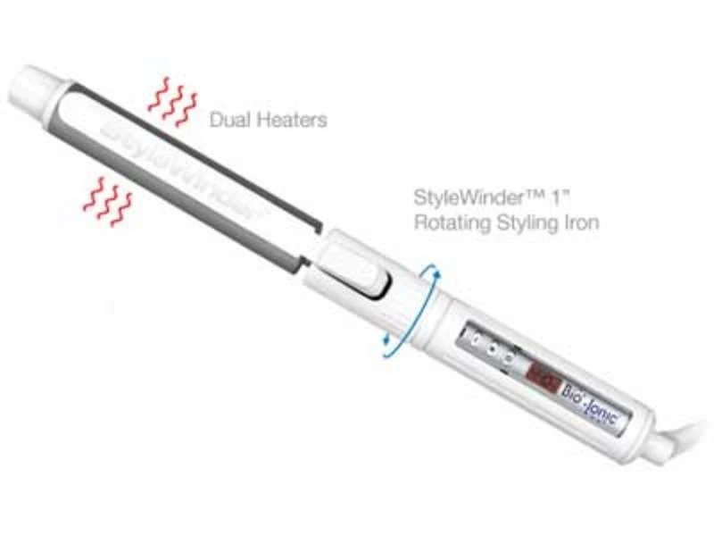 BIO IONIC STYLE WINDER ROTATING STYLING IRON 1 INCH 3 BIO IONIC STYLE WINDER ROTATING STYLING IRON 1 INCH