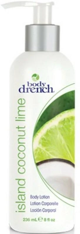 BODY DRENCH FRUITY TREAT ISLAND COCONUT LIME BODY LOTION 8 OZ 3 BODY DRENCH FRUITY TREAT ISLAND COCONUT LIME BODY LOTION 8 OZ