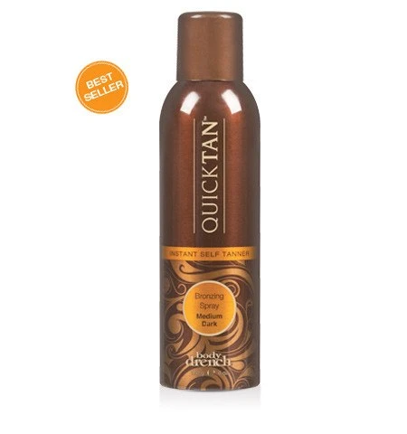 BODY DRENCH QUICK TAN INSTANT BRONZING SPRAY MEDIUM/DARK 6 OZ 3 BODY DRENCH QUICK TAN INSTANT BRONZING SPRAY MEDIUM/DARK 6 OZ