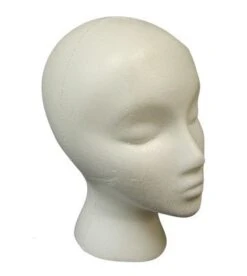BURMAX STYROFOAM WIG HEAD-FACE
