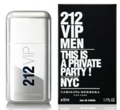 CAROLINA HERRERA 212 VIP MEN`S EAU DE TOILETTE SPRAY 1.7 OZ.