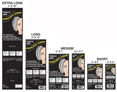 Colora Balayage Highlight Strips 250 Count 3 Colora Balayage Highlight Strips 250 Count