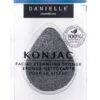 Danielle Konjac Facial Cleansing Sponge-Charcoal -Image Beauty Shop danielle konjac facial cleansing sponge charcoal 1