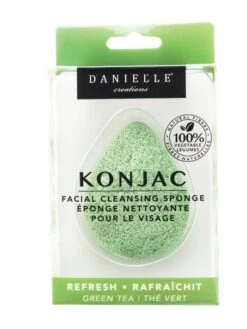 Danielle Konjac Facial Cleansing Sponge-Green Tea