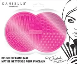Danielle Tutorial Brush Cleansing Mat-Pink