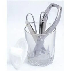 DEBRA LYNN GLASS STERLIZING JAR WITH COVER 4 OZ