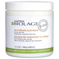 Matrix Biolage RAW Re-Hydrate Clay Mask 14.4 Oz