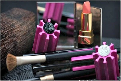 Every Drop Cosmetic Tool Organizer-Silver Crystals 3 Every Drop Cosmetic Tool Organizer-Silver Crystals