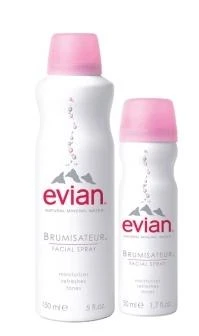 EVIAN MINERAL WATER SPRAY 5 OZ WITH FREE MINI 1.7 OZ 3 EVIAN MINERAL WATER SPRAY 5 OZ WITH FREE MINI 1.7 OZ