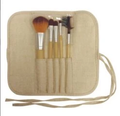 FANTA SEA 5 PIECE BAMBOO COSMETICS BRUSH SET