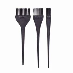 Colortrak Feather Bristle Color Brushes Assorted 3-pk