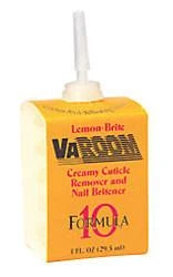 Formula 10 Varoom Lemon Brite Cream Cuticle Remover + Nail Brightener 1 Oz