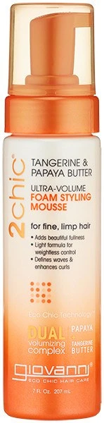 Giovanni 2Chic Ultra-Volume Foam Styling Mousse 7 Oz