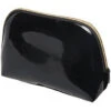 Harry Koenig Large Black Patent Cosmetic Bag -Image Beauty Shop harry koenig large black patent cosmetic bag 1