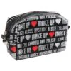 HARRY KOENIG LARGE BLING RED HEART COSMETIC BAG -Image Beauty Shop harry koenig large bling red heart cosmetic bag 1