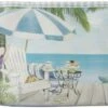 Harry Koenig Large Cosmetic Bag Beach Scene -Image Beauty Shop harry koenig large cosmetic bag beach scene 1