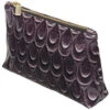 Harry Koenig Large Purple Scallop Cosmetic Bag