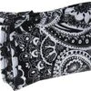 HARRY KOENIG MEDIUM BLACK PAISLEY COSMETIC BAG 2 HARRY KOENIG MEDIUM BLACK PAISLEY COSMETIC BAG -Image Beauty Shop harry koenig medium black paisley cosmetic bag 1