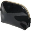 Harry Koenig Medium Black Patent Cosmetic Bag -Image Beauty Shop harry koenig medium black patent cosmetic bag 1