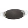 HARRY KOENIG MIRRORED VANITY TRAY-OVAL WITH SILVER 12.25 M-22