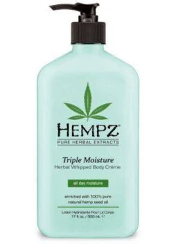 Hempz Triple Moisture Herbal Whipped Body Creme 17 Oz