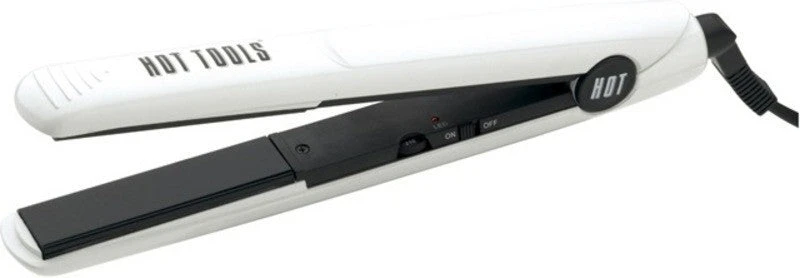 HOT TOOLS NANO CERAMIC SALON FLAT IRON-1 INCH 3 HOT TOOLS NANO CERAMIC SALON FLAT IRON-1 INCH