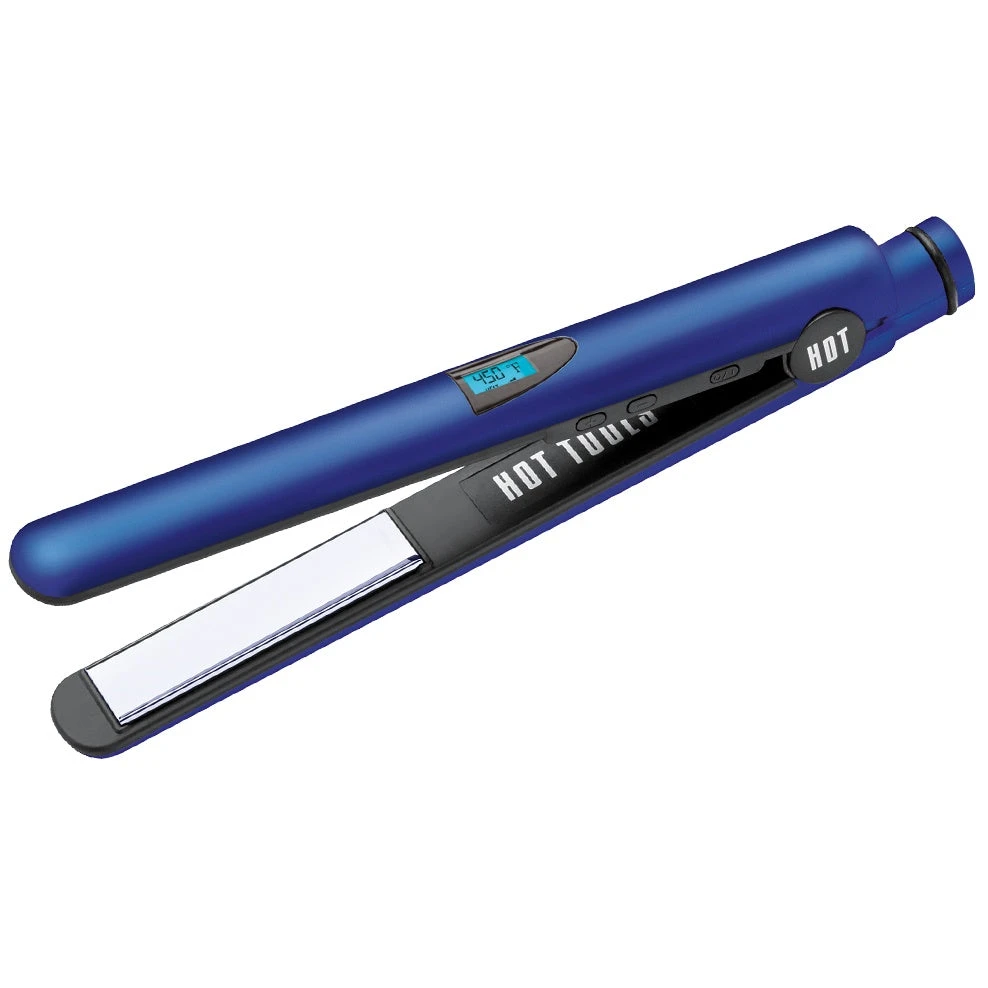 Hot Tools Radiant Blue Titanium Salon Flat Iron 1 Inch 3 Hot Tools Radiant Blue Titanium Salon Flat Iron 1 Inch