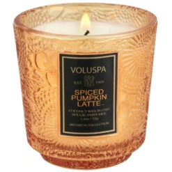 Voluspa Petite Pedestal Candle-Spiced Pumpkin Latte