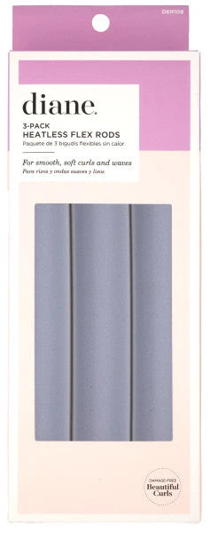 Diane Heatless Flex Rods 10 Inch X 1.25 Inch 3 Pack