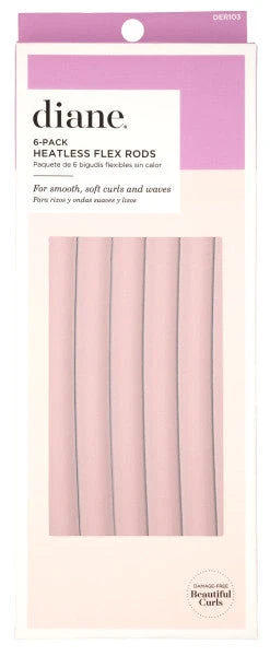Diane Heatless Flex Rods 10 Inch X 5/8 Inch 6 Pack