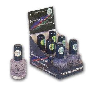INM NORTHERN LIGHTS SILVER TOP COAT 1/2 OZ 3 INM NORTHERN LIGHTS SILVER TOP COAT 1/2 OZ