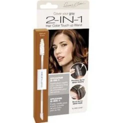 IRENE GARI COVER YOUR GRAY 2-IN-1 TOUCH UP WAND- MEDIUM BROWN .5 OZ