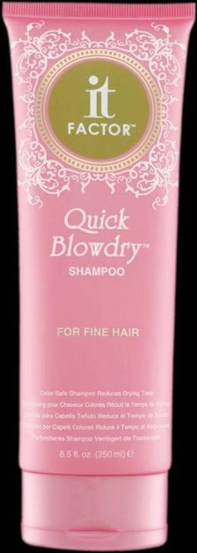 IT FACTOR QUICK BLOWDRY SHAMPOO-FINE 8.5 OZ 3 IT FACTOR QUICK BLOWDRY SHAMPOO-FINE 8.5 OZ