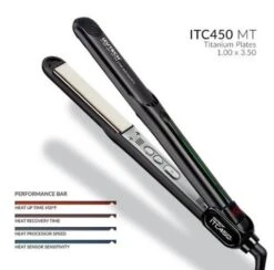 IZUTECH ITC450 Digital Titanium Flat Iron 1 Inch