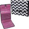 KINGSLEY BLACK/WHITE CHEVRON HANGING BAG 1 KINGSLEY BLACK/WHITE CHEVRON HANGING BAG -Image Beauty Shop kingsley black white chevron hanging bag 1