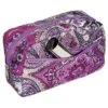 KINGSLEY PURPLE PAISLEY SMALL COSMETIC BAG