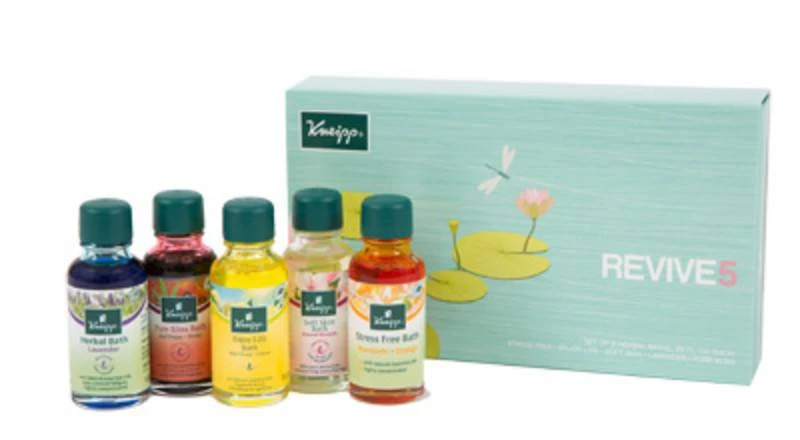 KNEIPP REVIVE 5 BATH COLLECTION $27.50 VALUE 3 KNEIPP REVIVE 5 BATH COLLECTION $27.50 VALUE