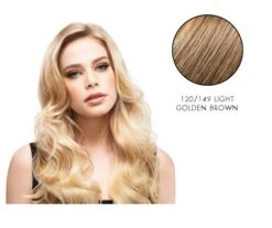 LuxHair HOW By Tabatha Coffey 10 Inch Circle Extension Light Golden Brown
