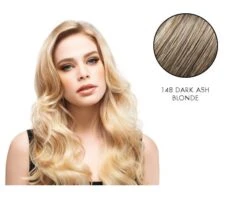 LuxHair HOW By Tabatha Coffey 16-18 Inch Circle Extension Dark Ash Blonde
