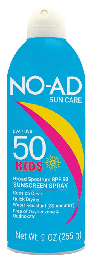 NO AD Sunscreen Kids Spray SPF50 9 Oz 3 NO AD Sunscreen Kids Spray SPF50 9 Oz