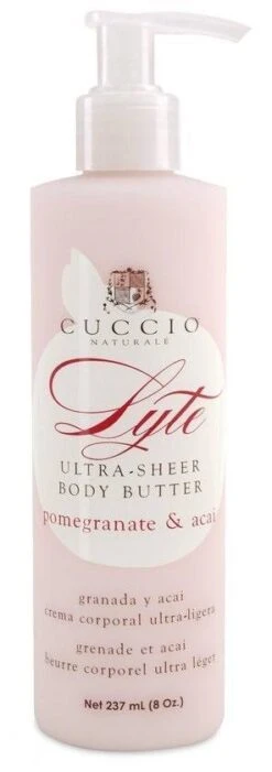 Nuccio Naturale Ultra-Sheer Body Butter-Pomegranate And Acai 8 Oz